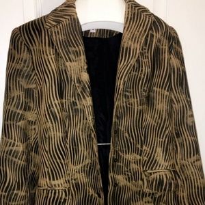 Alberto Makali size 4 womens jacket long blazer